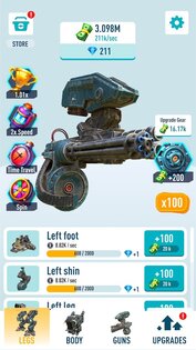 Idle Armored Robots 1.6.8. Скриншот 7