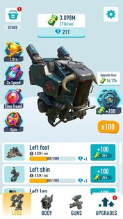 Idle Armored Robots 1.6.8. Скриншот 8