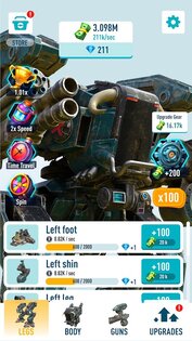 Idle Armored Robots 1.6.8. Скриншот 15