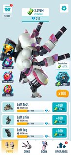 Idle Mecha Robots 1.4.1. Скриншот 4