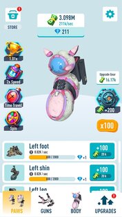 Idle Mecha Robots 1.4.1. Скриншот 13
