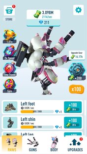 Idle Mecha Robots 1.4.1. Скриншот 14