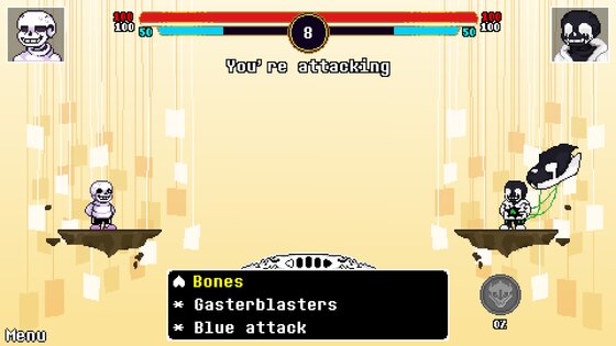 Underverse Battles 2.2.4. Скриншот 5
