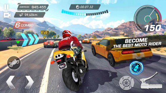 Moto Rider: Traffic Highway 1.0.5. Скриншот 14