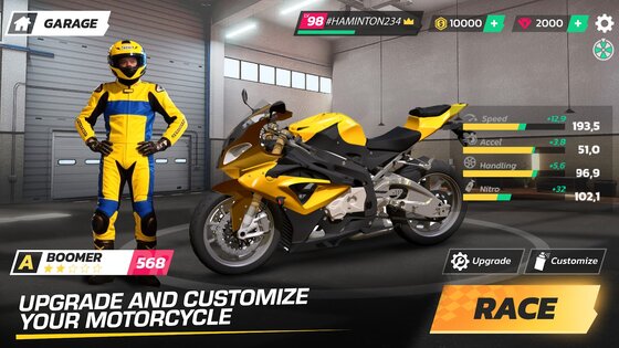 Moto Rider: Traffic Highway 1.0.5. Скриншот 16