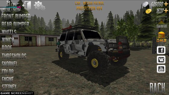 WHEELS IN MUD 1.9.9f4. Скриншот 16