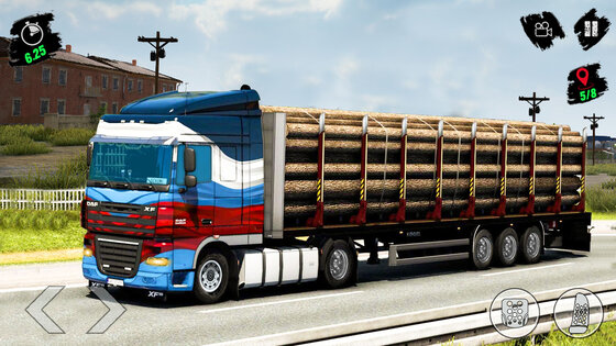 Real Truck Drive Simulator 3D 1.35. Скриншот 1