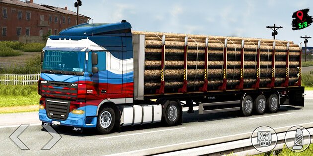 Real Truck Drive Simulator 3D 1.35. Скриншот 11