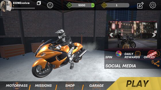 Motorcycle Sim: Multi 3.1. Скриншот 17
