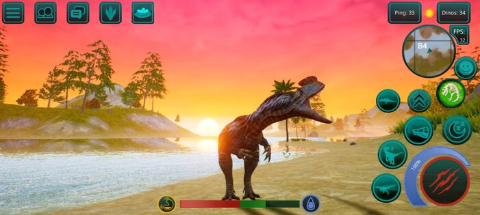 Онлайн Динозавр: Симулятор 3D 0.9.9.0.81. Скриншот 9