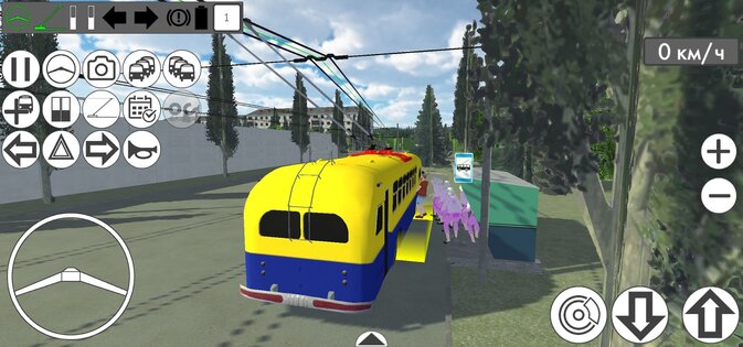Micro-Trolleybus Simulator 2025.03.06.1. Скриншот 2
