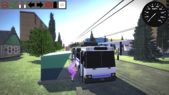 Micro-Trolleybus Simulator 2025.03.06.1. Скриншот 12