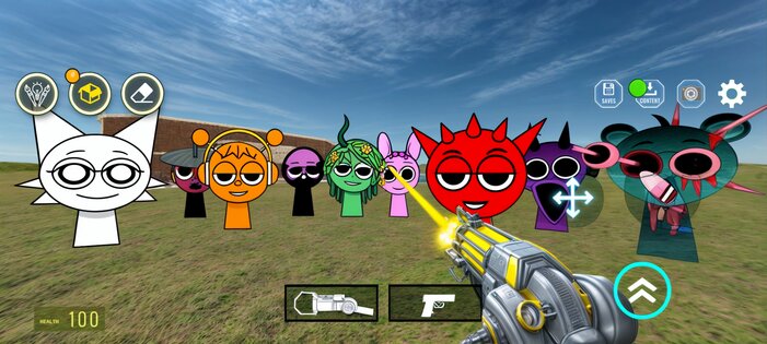 Nextbots In Playground Mod 7.4.0. Скриншот 9