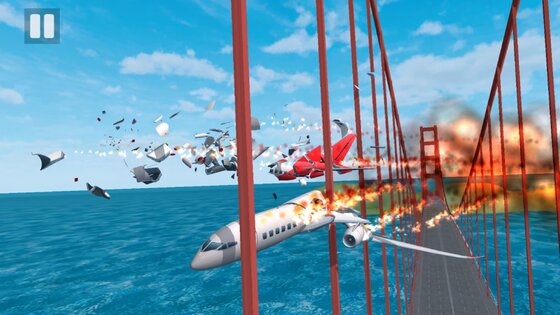 Plane Crash: Flight Simulator 2.2.1. Скриншот 18