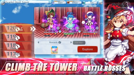 Touhou LostWord 1.41.2. Скриншот 7