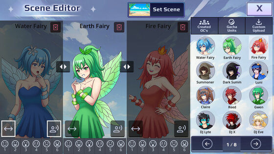 Gacha Story — VN Creator 1.0.5. Скриншот 3