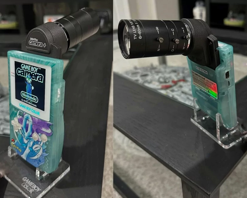 Фотограф установил телеобъектив на GameBoy для создания потрясных работ