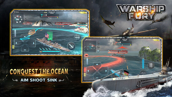 Warship Fury 4.0.0. Скриншот 15
