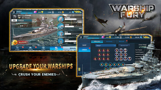 Warship Fury 4.0.0. Скриншот 20