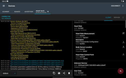 nRF Connect 4.29.1. Скриншот 13