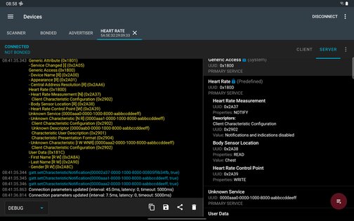 nRF Connect 4.29.1. Скриншот 14