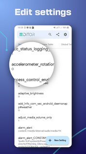 Settings Database Editor 1.3. Скриншот 4