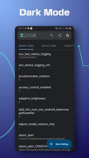 Settings Database Editor 1.3. Скриншот 7