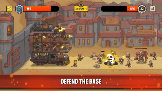Steampunk Camp Defense 1.0.28. Скриншот 1