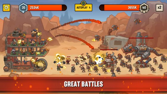 Steampunk Camp Defense 1.0.28. Скриншот 16