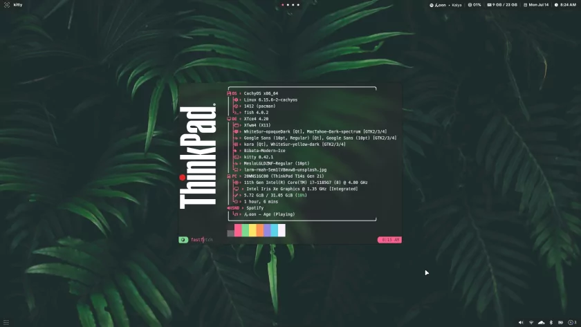 Минимализм и тайлинг: так выглядит оптимизированная XFCE