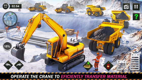 Snow Offroad Construction Game 2.0.0. Скриншот 1