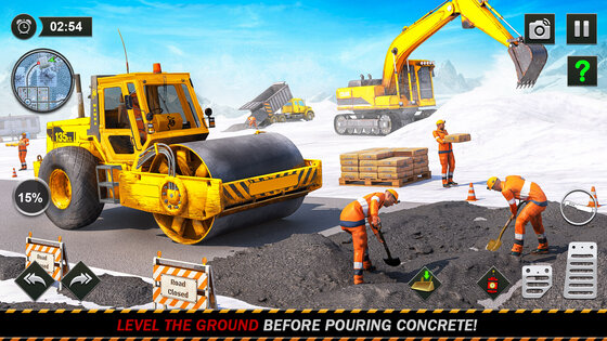 Snow Offroad Construction Game 2.0.0. Скриншот 10