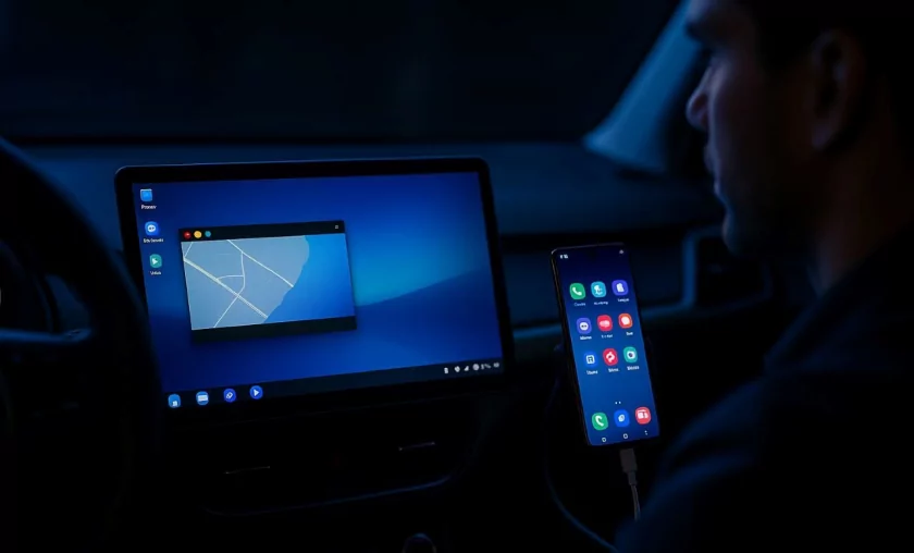Появились подробности об альтернативе Android Auto от Samsung (+ много фото)