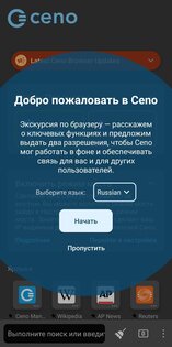 Ceno Browser 2.5.1. Скриншот 1