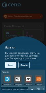 Ceno Browser 2.5.1. Скриншот 3