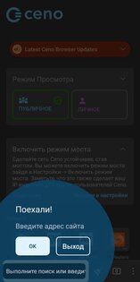Ceno Browser 2.5.1. Скриншот 4