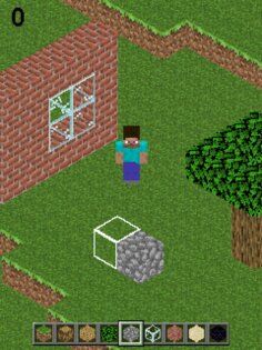 Фан. порт Minecraft на J2ME телефоны. Скриншот 4