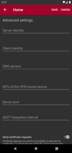 strongSwan VPN Client 2.5.6. Скриншот 4