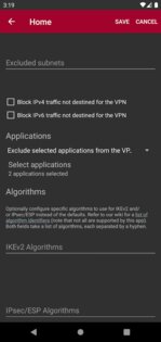 strongSwan VPN Client 2.5.6. Скриншот 6