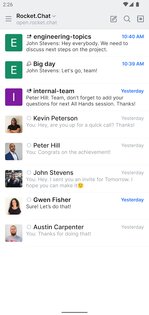 Rocket.Chat 4.62.0. Скриншот 2