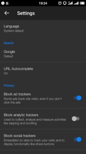Private Browser 3.5.2. Скриншот 5