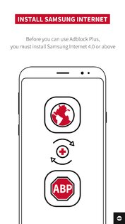 Adblock Plus для Samsung Internet 2.5.6. Скриншот 1