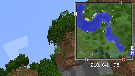 Мод миникарты Xaero MCPE 4.0. Скриншот 2