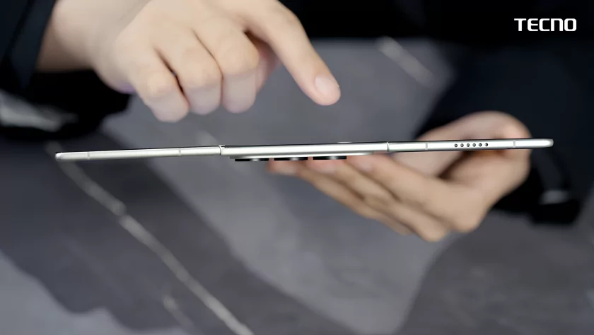 TECNO показала свою «трикладушку» Phantom Ultimate G Fold: она очень тонкая