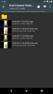 Видеозапись с двух камер 1.0.22. Скриншот 2