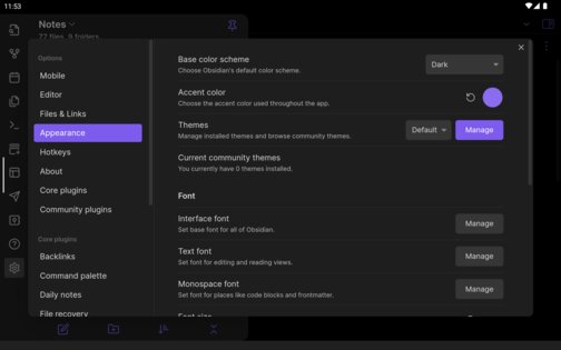 Obsidian 1.8.10. Скриншот 14