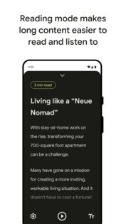 Google режим чтения 1.2.568206642. Скриншот 1