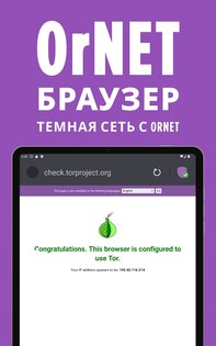 OrNET браузер 1.9.9. Скриншот 5