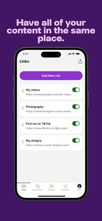 Linktree 2.97.0. Скриншот 2