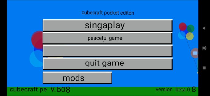 Cubecraft pe. Скриншот 2